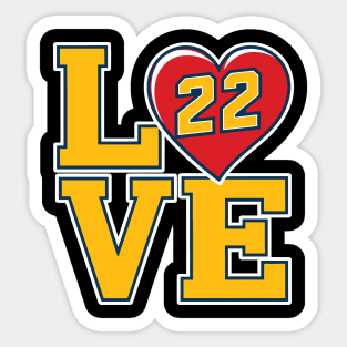 Love 22 (Cait. Clark) v2 Sticker